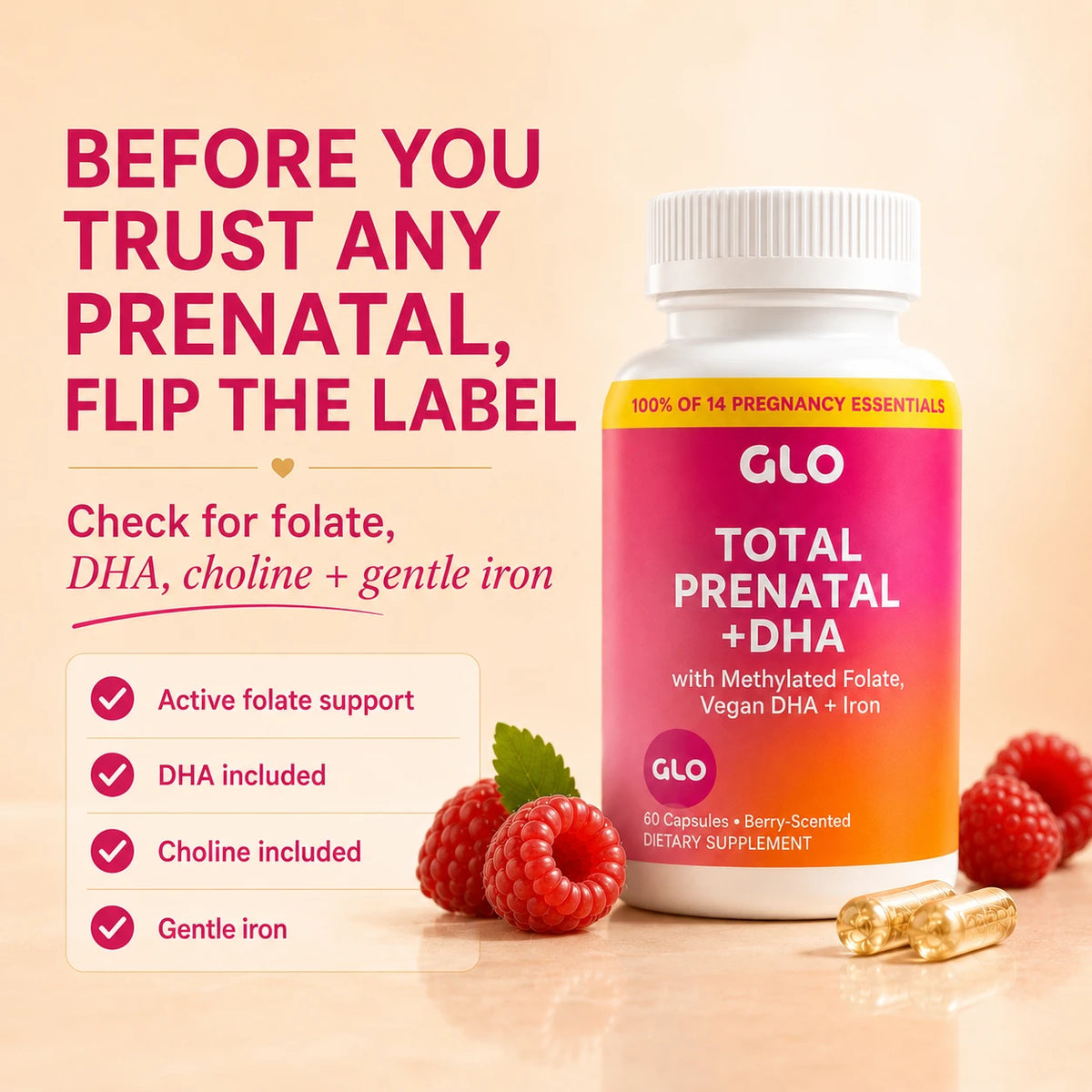 GLO Total Prenatal + DHA